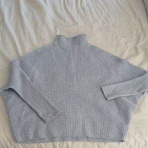 Club Monaco Chashmere Blue Cropped Sweater
